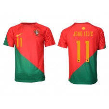 Portugal Joao Felix #11 Hemmatröja VM 2022 Korta ärmar